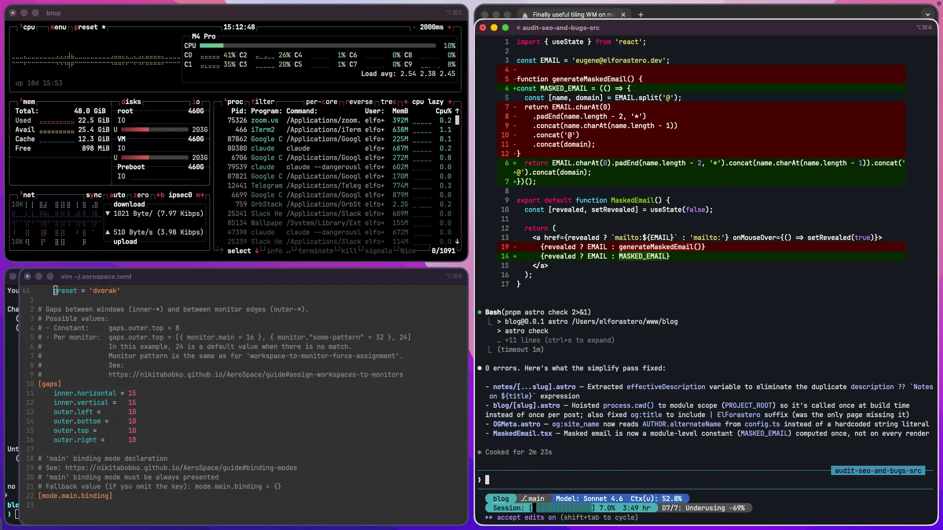 Finally tiling WM on macOS