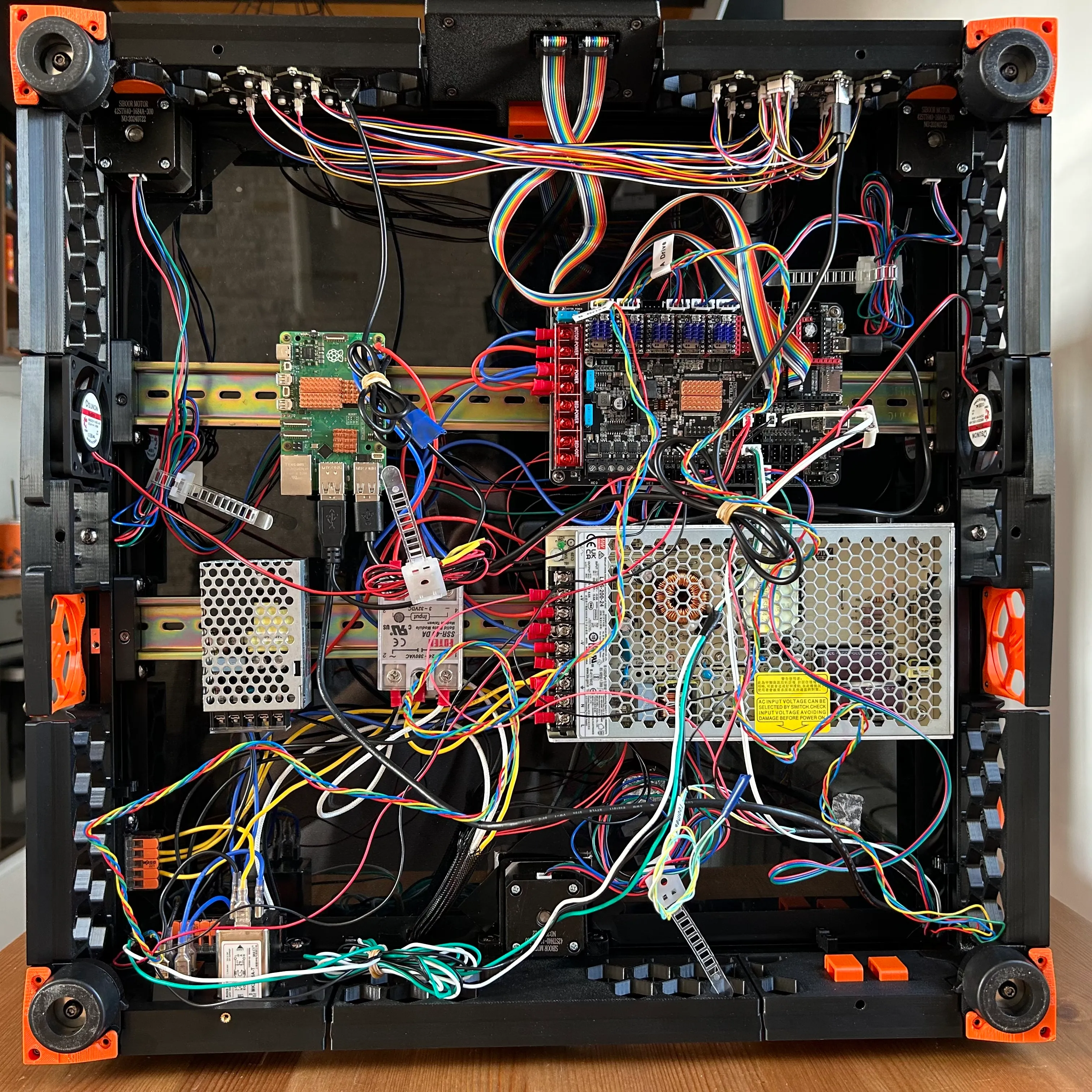 Voron Trident Electronics Bay Wiring