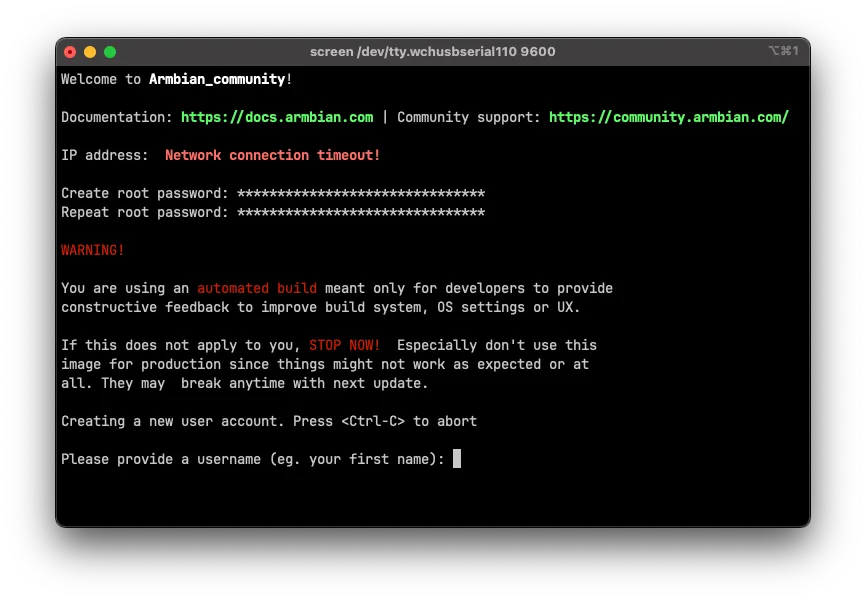 Screen TTY Root Password