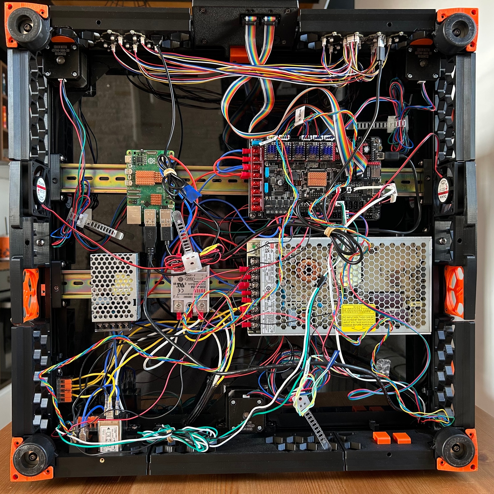 Voron Trident Electronics Bay Wiring