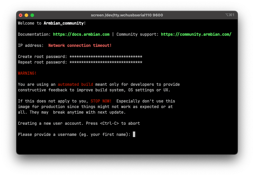 Screen TTY Root Password
